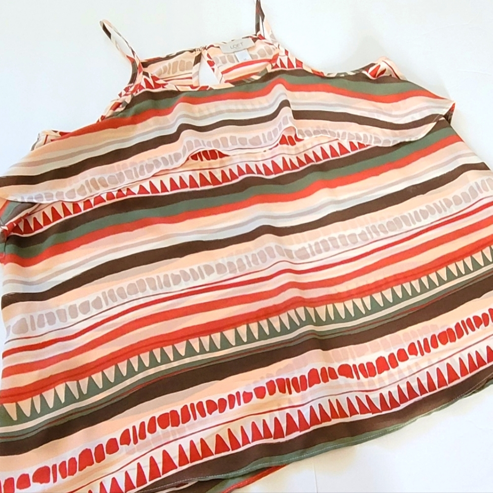 Loft Outlet Aztec Neutral Tank Top